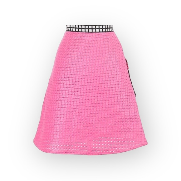 new Ostwald Helgason ๐ Fashion Forward Rosette A Line Skirt ๐ Barbie Pink ๐ 2 - Picture 14 of 16